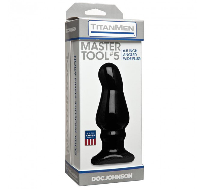 Велика анальна пробка Doc Johnson TitanMen Master Tool No.5