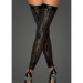 Чулки спандекс сетка F236 Noir Handmade XL