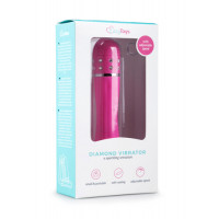 Вібратор Love Diamond Vibrator рожевий, 11 см