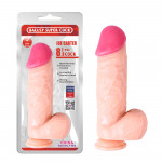 Фаллоимитатор реалистичный с яичками на присоске Chisa Ballsy Super Cock, бежевый