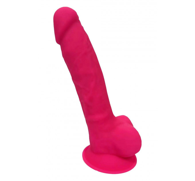 Фалоімітатор реалістичний Dream Toys Real Love на присосці з яєчками, рожевий
