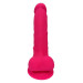 Фалоімітатор реалістичний Dream Toys Real Love на присосці з яєчками, рожевий