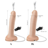 Фалоімітатор з ефектом сім'явипорскування реалістичний - L, Strap-On-Me