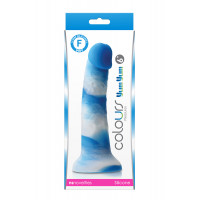 Фаллоимитатор силикон NS Novelties COLOURS PLEASURES YUM 6" DILDO BLUE