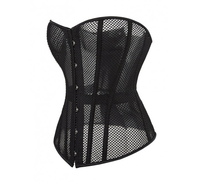 Корсет из сетки Star Night с крючками и шнуровкой, черный, XL (без коробки)