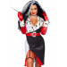Костюм Круэллы Leg Avenue Devilish Diva M