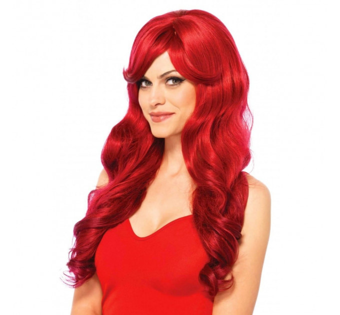 Парик длинный красный Leg Avenue Long Wavy Wig, 68.5 см