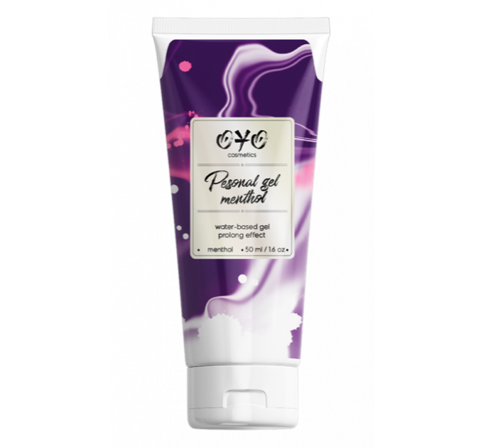 Лубрикантна водній основі з пролонгуючим ефектом OYO Personal Gel Menthol, 50 мл
