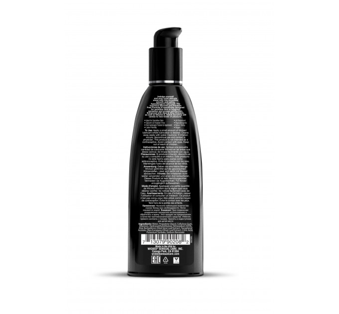 Лубрикант на водной основе гипоаллергенный без глицерина WICKED AQUA SENSITIVE 240ML