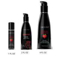 Лубрикант їстівний Wicked Strawberry Flavored зі смаком полуниці, 60 мл