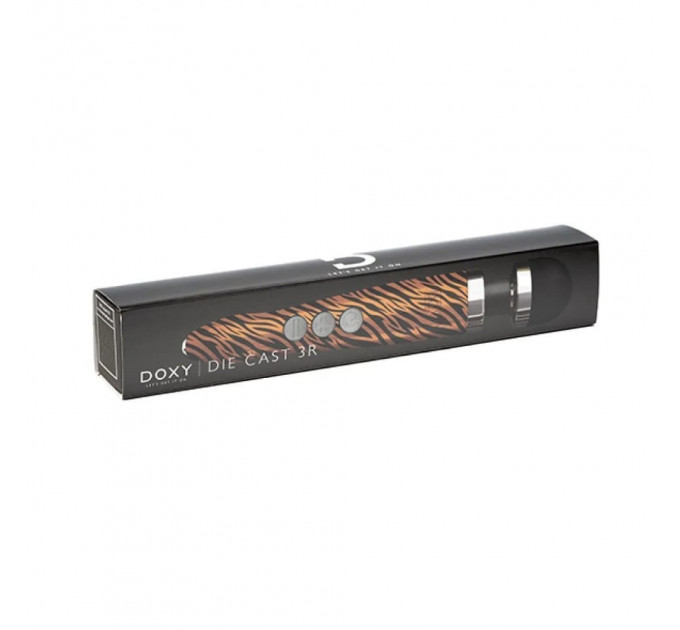 Массажер-микрофон Doxy Die Cast 3R Wand Vibrator Tiger, тигровый