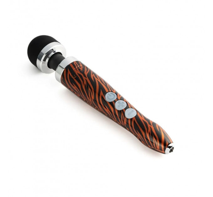 Массажер-микрофон Doxy Die Cast 3R Wand Vibrator Tiger, тигровый