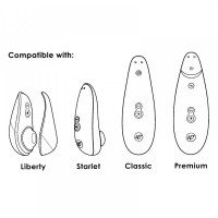 Змінні насадки на Womanizer Premium, Classic, Liberty, Starlet, рожевий, розмір S