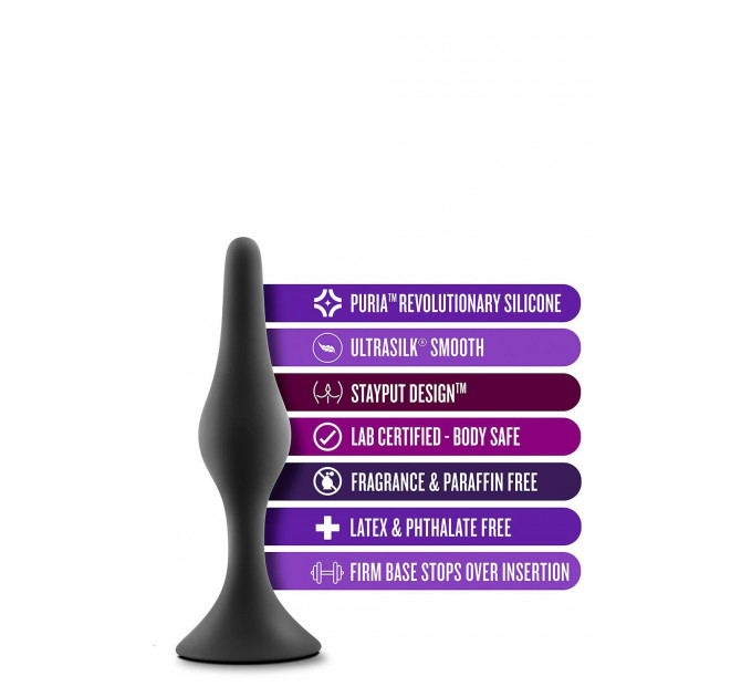 Набор из трех анальных пробок Anal Adventures Platinum Silicone