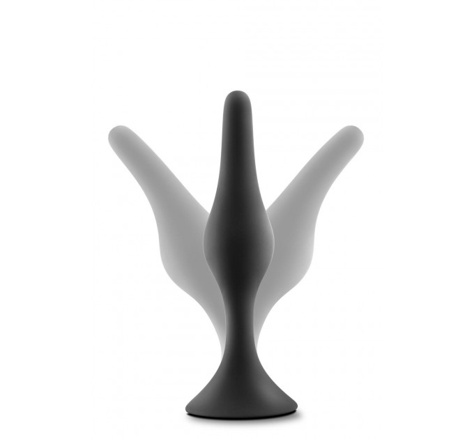Набор из трех анальных пробок Anal Adventures Platinum Silicone