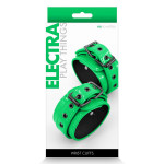 Наручники NS Novelties ELECTRA WRIST CUFFS GREEN