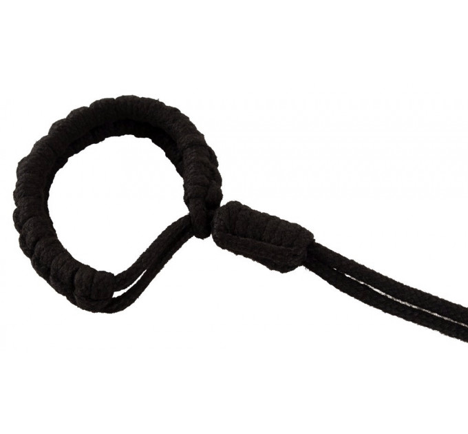 Наручники из бондажной веревки Bad Kitty Handcuffs 1, черный