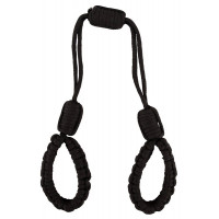 Наручники из бондажной веревки Bad Kitty Handcuffs 1, черный