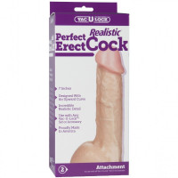Насадка на страпон Doc Johnson Vac-u-lock 7in. Perfect Real Erect