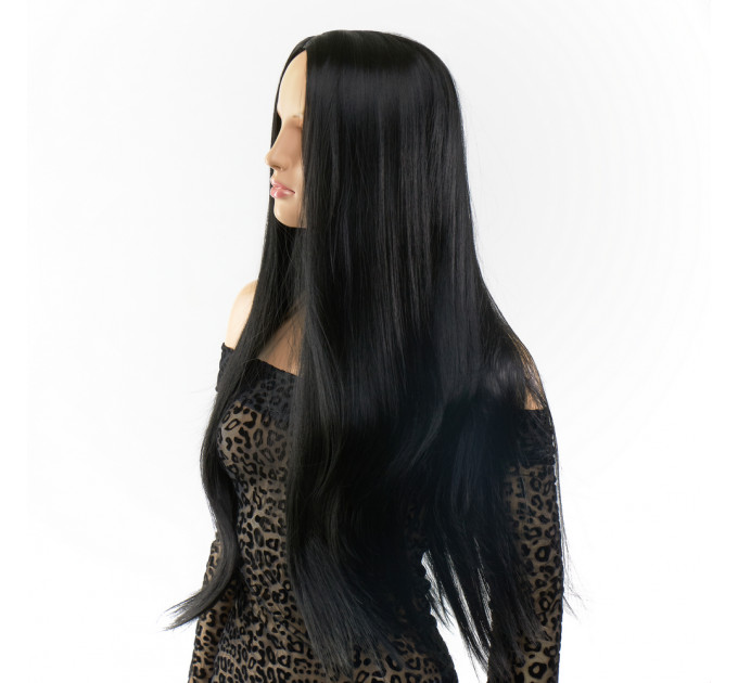 Парик прямой Fetish Hair черный, 60 см