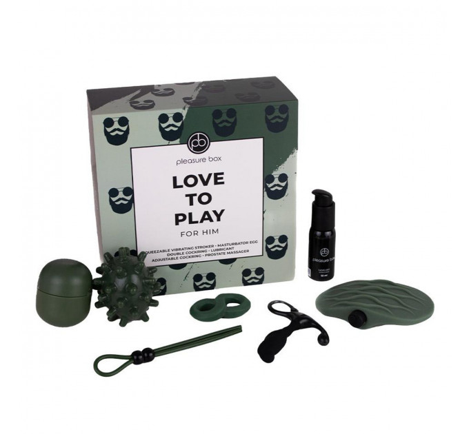 Подарунковий набір для чоловіка Dreamtoys Love To Play For Him 6 предметів, зелений