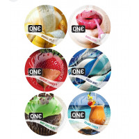 Набір оральних презервативів One Flavor Waves Fresh Mint зі смаком м'яти, що освіжає (ціна за 5 шт.) Набір оральних презервативів One Flavor Waves Fresh Mint зі смаком м'яти, що освіжає (ціна за 5 шт.)