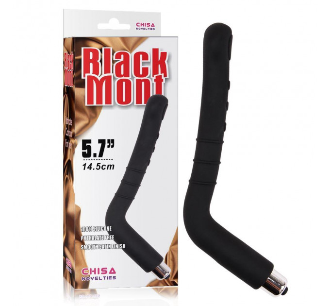 Стимулятор унісекс Chisa Black Mont для масажу простати та точки G, чорний