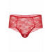 Трусики кружевные с открытым доступом Daring Intimates Ella, красный, S/M