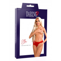 Трусики кружевные с открытым доступом Daring Intimates Ella, красный, S/M