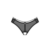 Трусики с открытым доступом XS/S Roxelia Obsessive, черные
