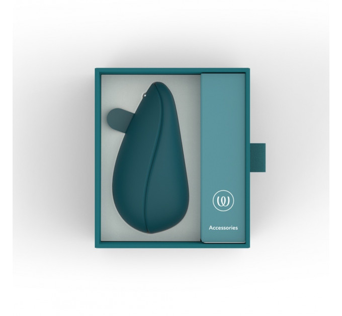 Вакуумный клиторальный стимулятор Womanizer Liberty 2 Dark Petrol, синий