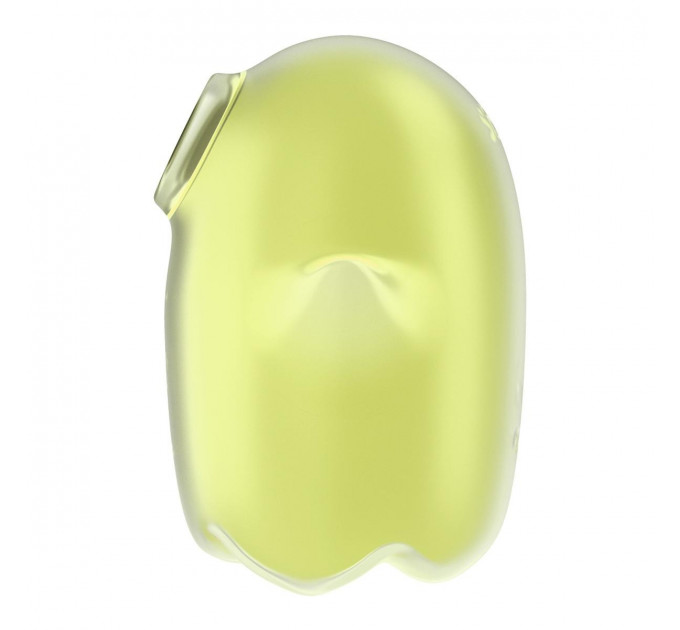 Вакуумный клиторальный вибратор с флуоресцентной поверхностью Satisfyer Glowing Ghost, желтый