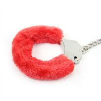 Наручники Roomfun Metal Handcuff With A Long Chain, Red
