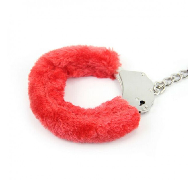 Наручники Roomfun Metal Handcuff With a Long Chain , Red