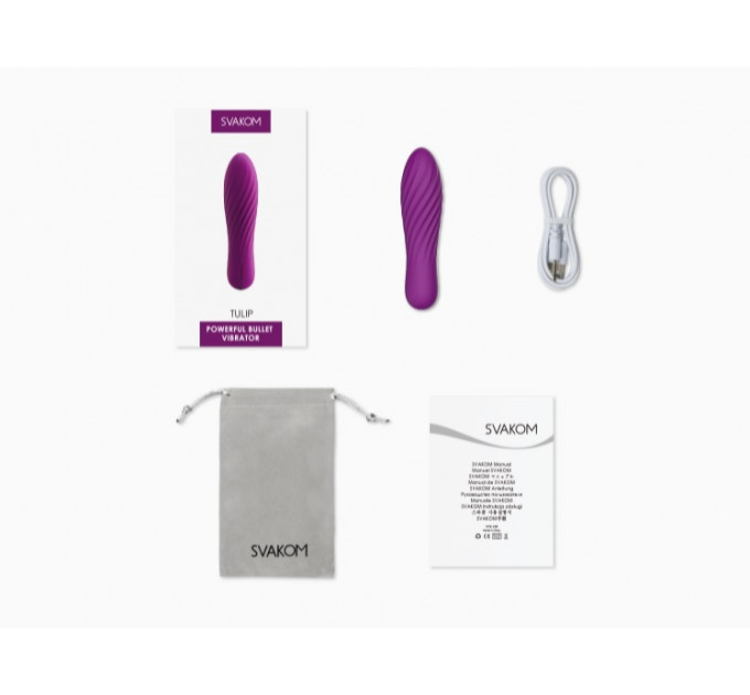 Вибропуля SVAKOM TULIP VIBRATOR VIOLET