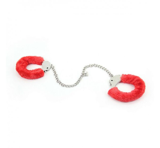 Наручники Roomfun Metal Handcuff With a Long Chain , Red