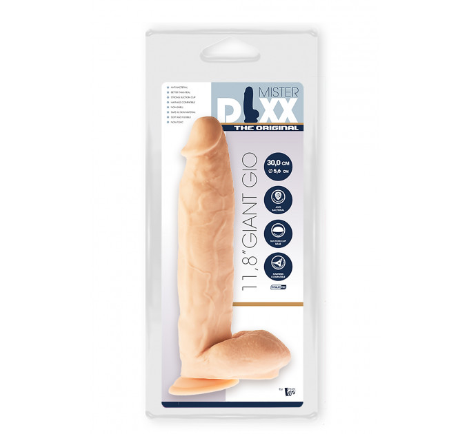 Гибкий фаллоимитатор Гигант MR. DIXX GIANT GIO 11.8INCH DILDO