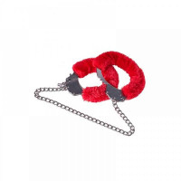 Наручники Roomfun Metal Handcuff With A Long Chain, Red