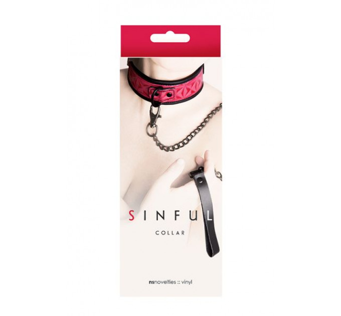 Ошейник с поводком SINFUL COLLAR