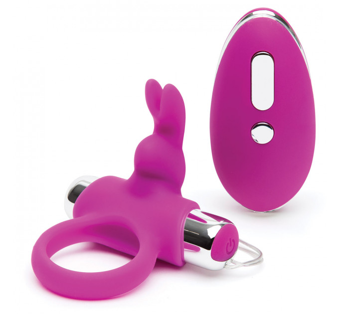 Ерекційне кільце з вібрацією Happy Rabbit Remote Control Cock Ring