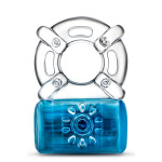 Ерекційне віброкільце PLAY WITH ME ONE NIGHT STAND VIBRATING C-RING BLUE