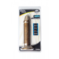 Фаллоимитатор реалистичный гигантский Chisa Dark Muscle на присоске, золотой