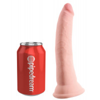 Фаллоимитатор реалистичный на присоске Pipedream King Cock, бежевый