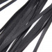 Флоггер с сердцем DS Fetish Flogger M black with heart metal
