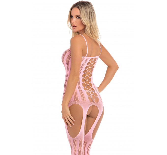 Комбинезон FAKE NEWS BODYSTOCKING PINK, OS