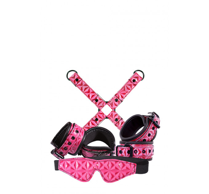 Комплект для связывания NS Novelties SINFUL BONDAGE KIT PINK