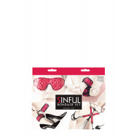 Комплект для зв'язування NS Novelties SINFUL BONDAGE KIT PINK