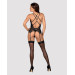 Комплект корсет с трусиками Obsessive 860-COR-1 черный, S/M