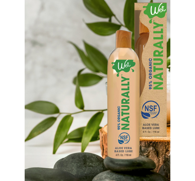 Лубрикант органический на основе алое WET NATURALLY, 30 мл