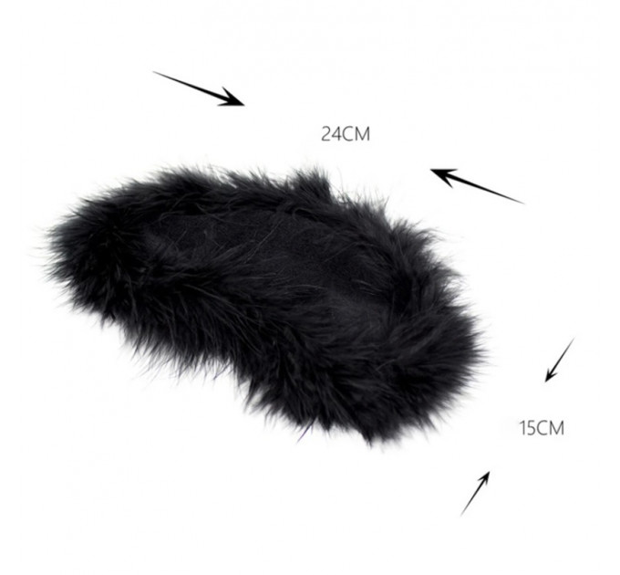 Маска на глаза Feather blindfold black